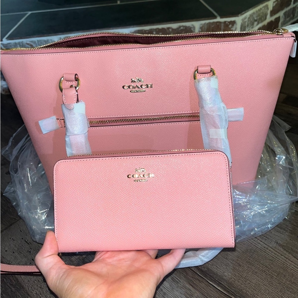 Coach bag and wallet